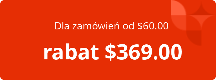 Kupon AliExpress -$60 przy zakupie za $369 (wygasły)